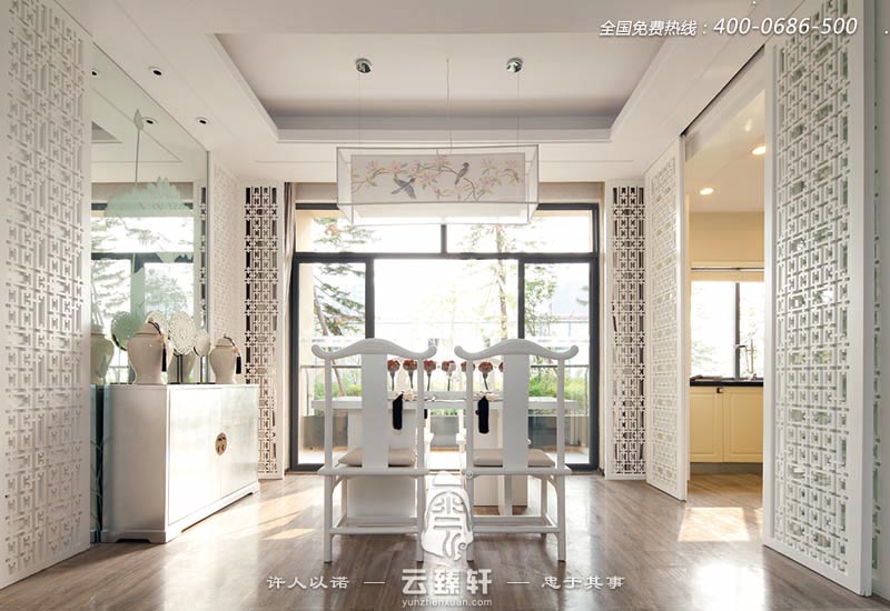 餐廳簡潔大氣木質(zhì)家具中式設(shè)計(jì)