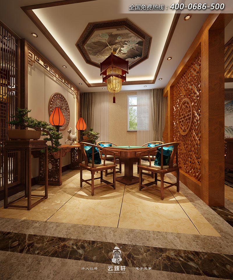 棋牌室家具展廳設(shè)計(jì)效果圖