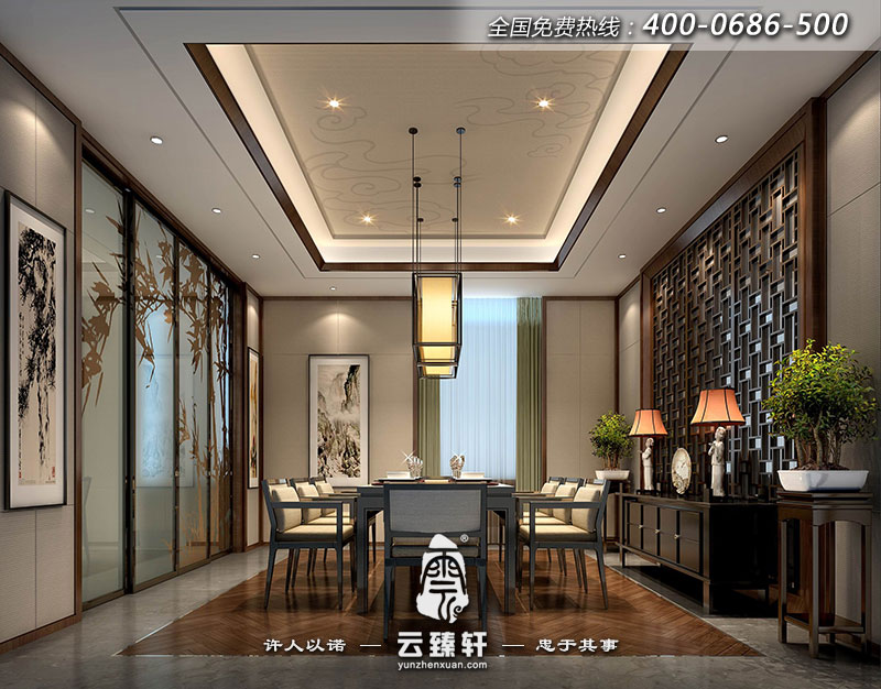 新中式家裝設(shè)計風(fēng)格效果圖