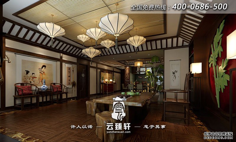 茶會所設(shè)計效果圖
